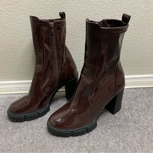 Stylish Burgundy Aldo Ankle Boots